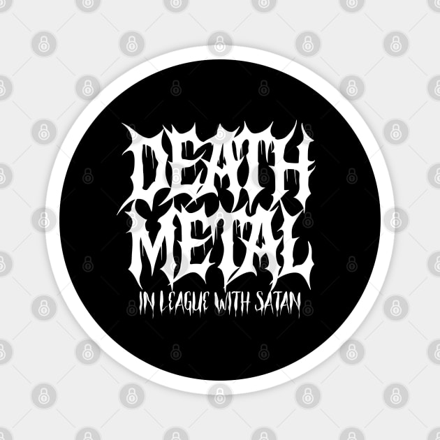 DEATH METAL Magnet by artslaves